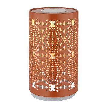 Illuminazione Globo Lighting Amiyah Lampada da tavolo LED Bianco, 1-Luce, Cambia colore