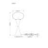 Illuminazione Globo Lighting Lula Lampada da tavolo Nero, 1-Luce