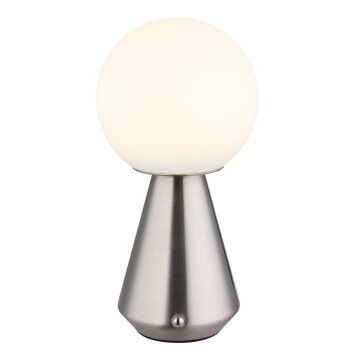 Illuminazione Globo Lighting Sora Lampada da tavolo LED Nichel opaco, 1-Luce