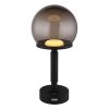 Illuminazione Globo Lighting Haku Lampada da tavolo LED Nero, 1-Luce