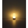 Illuminazione Globo Lighting Lex Lampada da tavolo LED Nichel opaco, 1-Luce, Cambia colore