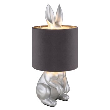 Illuminazione Globo Lighting Rabbit Lampada da tavolo Argento, 1-Luce
