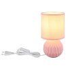 Illuminazione Globo Lighting Sylas Lampada da tavolo Fucsia, 1-Luce