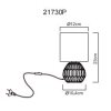 Illuminazione Globo Lighting Sylas Lampada da tavolo Fucsia, 1-Luce