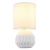 Illuminazione Globo Lighting Sylas Lampada da tavolo Bianco, 1-Luce