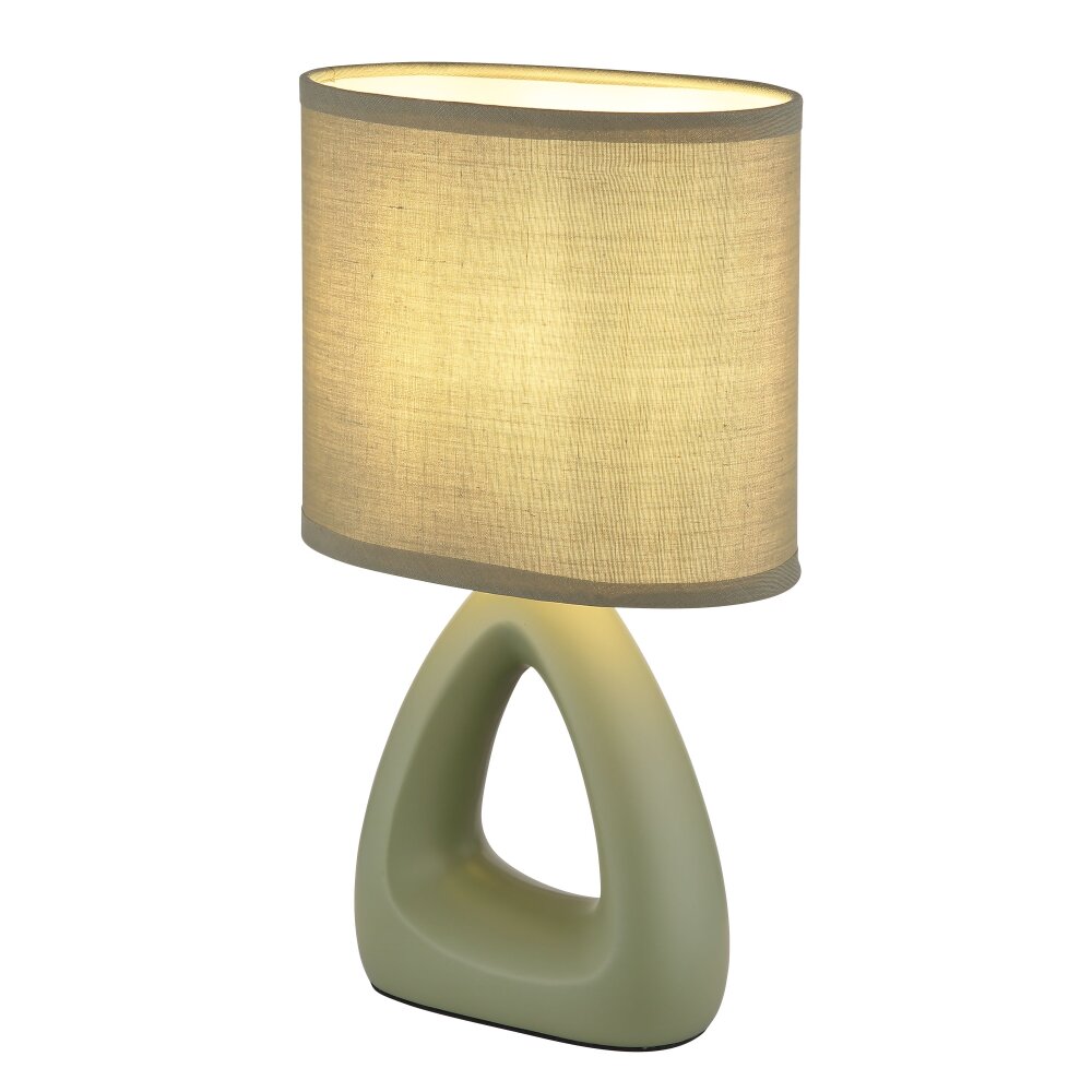 Illuminazione Globo Lighting Triangle Lampada da tavolo Verde, 1-Luce main product photo