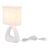 Illuminazione Globo Lighting Triangle Lampada da tavolo Bianco, 1-Luce