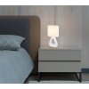 Illuminazione Globo Lighting Triangle Lampada da tavolo Bianco, 1-Luce