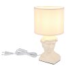 Illuminazione Globo Lighting Hermes Lampada da tavolo Arancione, 1-Luce