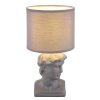 Illuminazione Globo Lighting Hermes Lampada da tavolo Grigio, 1-Luce