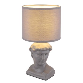 Illuminazione Globo Lighting Hermes Lampada da tavolo Grigio, 1-Luce