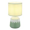 Illuminazione Globo Lighting Rela Lampada da tavolo Verde, 1-Luce