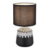 Illuminazione Globo Lighting Rela Lampada da tavolo Nero, 1-Luce