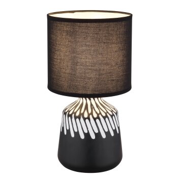 Illuminazione Globo Lighting Rela Lampada da tavolo Nero, 1-Luce