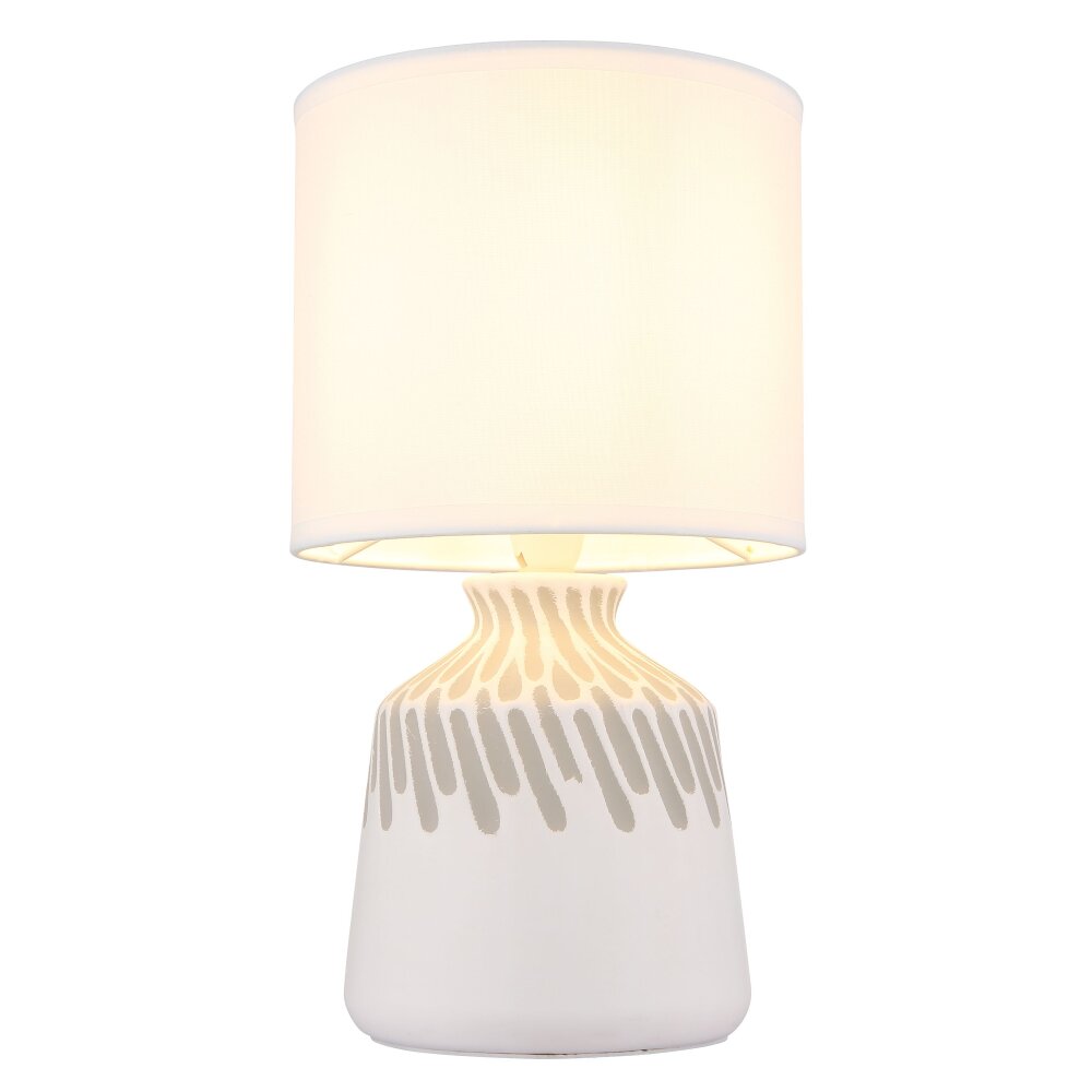 Illuminazione Globo Lighting Rela Lampada da tavolo Bianco, 1-Luce