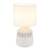 Illuminazione Globo Lighting Rela Lampada da tavolo Bianco, 1-Luce