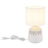 Illuminazione Globo Lighting Rela Lampada da tavolo Bianco, 1-Luce
