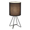 Illuminazione Globo Lighting Tamian Lampada da tavolo Nero, 1-Luce