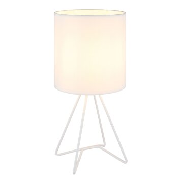 Illuminazione Globo Lighting Tamian Lampada da tavolo Bianco, 1-Luce