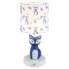 Illuminazione Globo Lighting Foxy Lampada da tavolo LED Blu, Bianco, 1-Luce