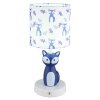 Illuminazione Globo Lighting Foxy Lampada da tavolo LED Blu, Bianco, 1-Luce