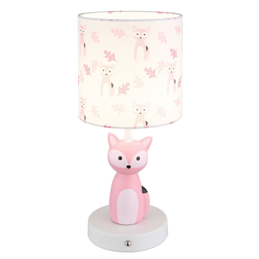 Illuminazione Globo Lighting Foxy Lampada da tavolo LED Fucsia, Bianco, 1-Luce main product photo