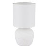 Illuminazione Globo Lighting Marble Lampada da tavolo Bianco, 1-Luce