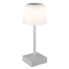 Illuminazione Globo Lighting Xayden Lampada da tavolo LED Argento, 1-Luce