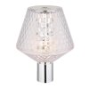 Illuminazione Globo Lighting Gixi Lampada da tavolo LED Cromo, Trasparente, chiaro, 1-Luce