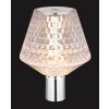 Illuminazione Globo Lighting Gixi Lampada da tavolo LED Cromo, Trasparente, chiaro, 1-Luce