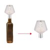 Illuminazione Globo Lighting Gixi Lampada da tavolo LED Cromo, Trasparente, chiaro, 1-Luce
