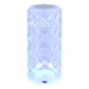Illuminazione Globo Lighting Gixi Lampada da tavolo LED Argento, Trasparente, chiaro, 1-Luce, Cambia colore