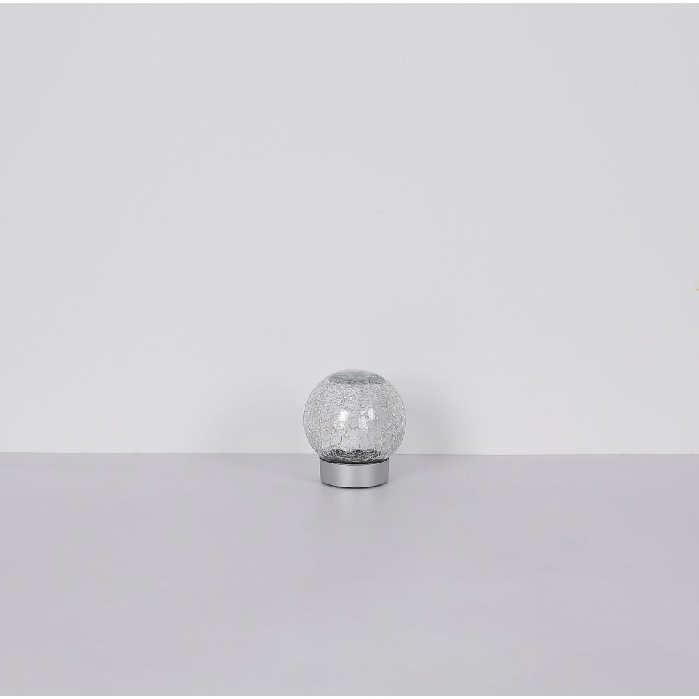 Illuminazione Globo Lighting Soona Lampada da tavolo LED Argento, 1-Luce