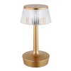 Illuminazione Globo Lighting Lucio Lampada da tavolo LED Ottone, 1-Luce