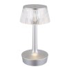 Illuminazione Globo Lighting Lucio Lampada da tavolo LED Argento, 1-Luce