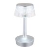 Illuminazione Globo Lighting Lucio Lampada da tavolo LED Argento, 1-Luce