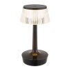 Illuminazione Globo Lighting Lucio Lampada da tavolo LED Nero, 1-Luce