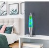 Illuminazione Globo Lighting Etna Lampada lavica, Lampada da tavolo LED Argento, 1-Luce