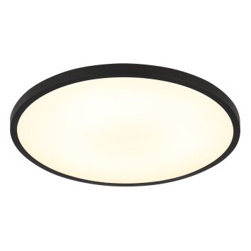 Illuminazione Globo Lighting Nielsen Plafoniera LED Nero, 1-Luce