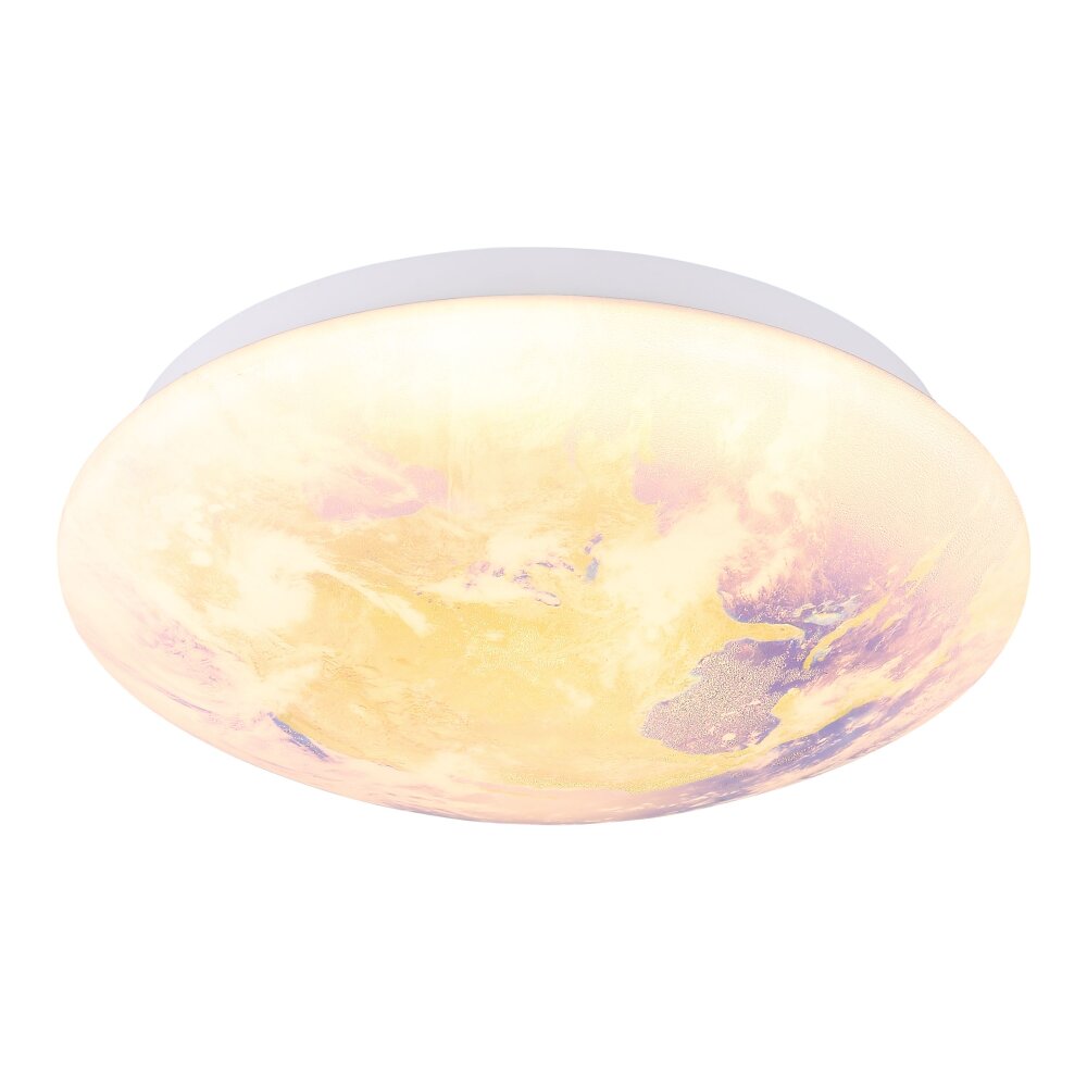 Illuminazione Globo Lighting Gaia Plafoniera LED Bianco, 1-Luce main product photo