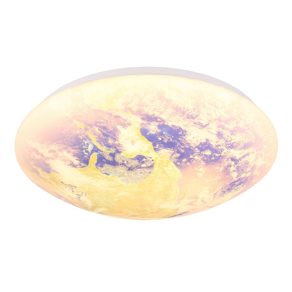 Illuminazione Globo Lighting Gaia Plafoniera LED Bianco, 1-Luce main product photo