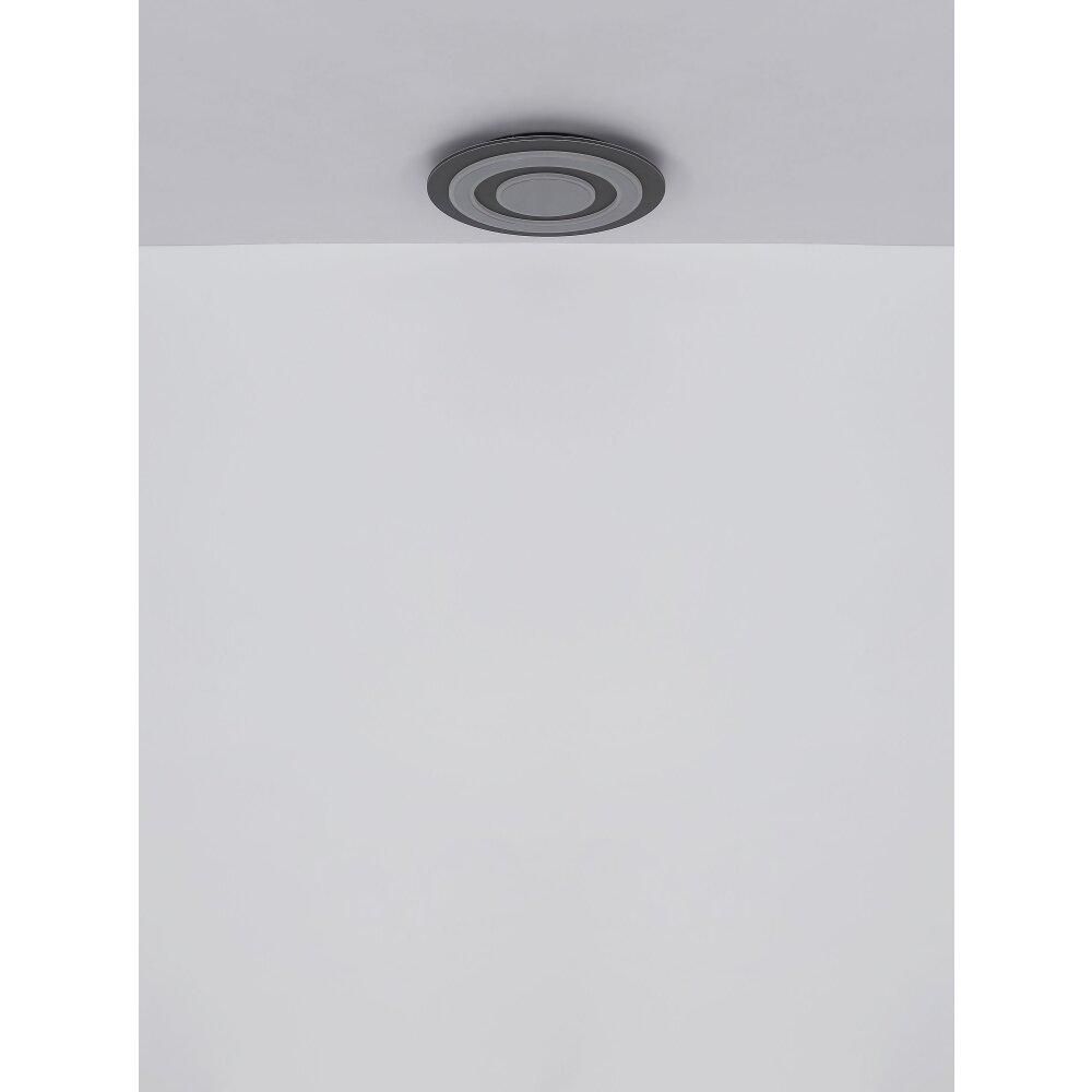 Illuminazione Globo Lighting Jayden Plafoniera LED Antracite, 1-Luce