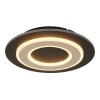 Illuminazione Globo Lighting Jayden Plafoniera LED Nero, 1-Luce