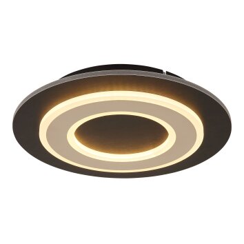 Illuminazione Globo Lighting Jayden Plafoniera LED Nero, 1-Luce