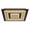 Illuminazione Globo Lighting Jayden Plafoniera LED Nero, 1-Luce