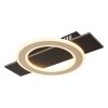 Illuminazione Globo Lighting Jayden Plafoniera LED Nero, 1-Luce