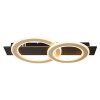 Illuminazione Globo Lighting Jayden Plafoniera LED Nero, 1-Luce