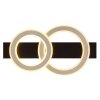 Illuminazione Globo Lighting Jayden Plafoniera LED Nero, 1-Luce