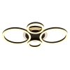 Illuminazione Globo Lighting Loretta Plafoniera LED Nero, 1-Luce