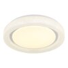Illuminazione Globo Lighting Marcia Plafoniera LED Bianco, 1-Luce